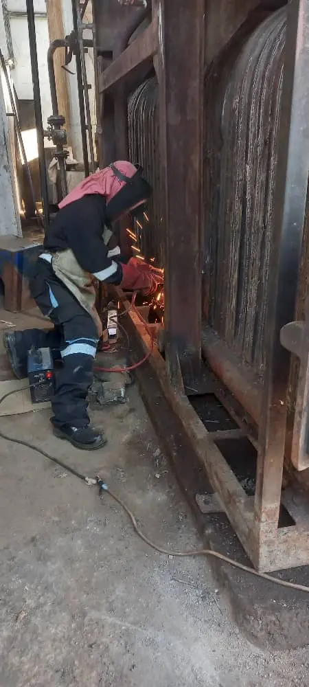 Boiler welding